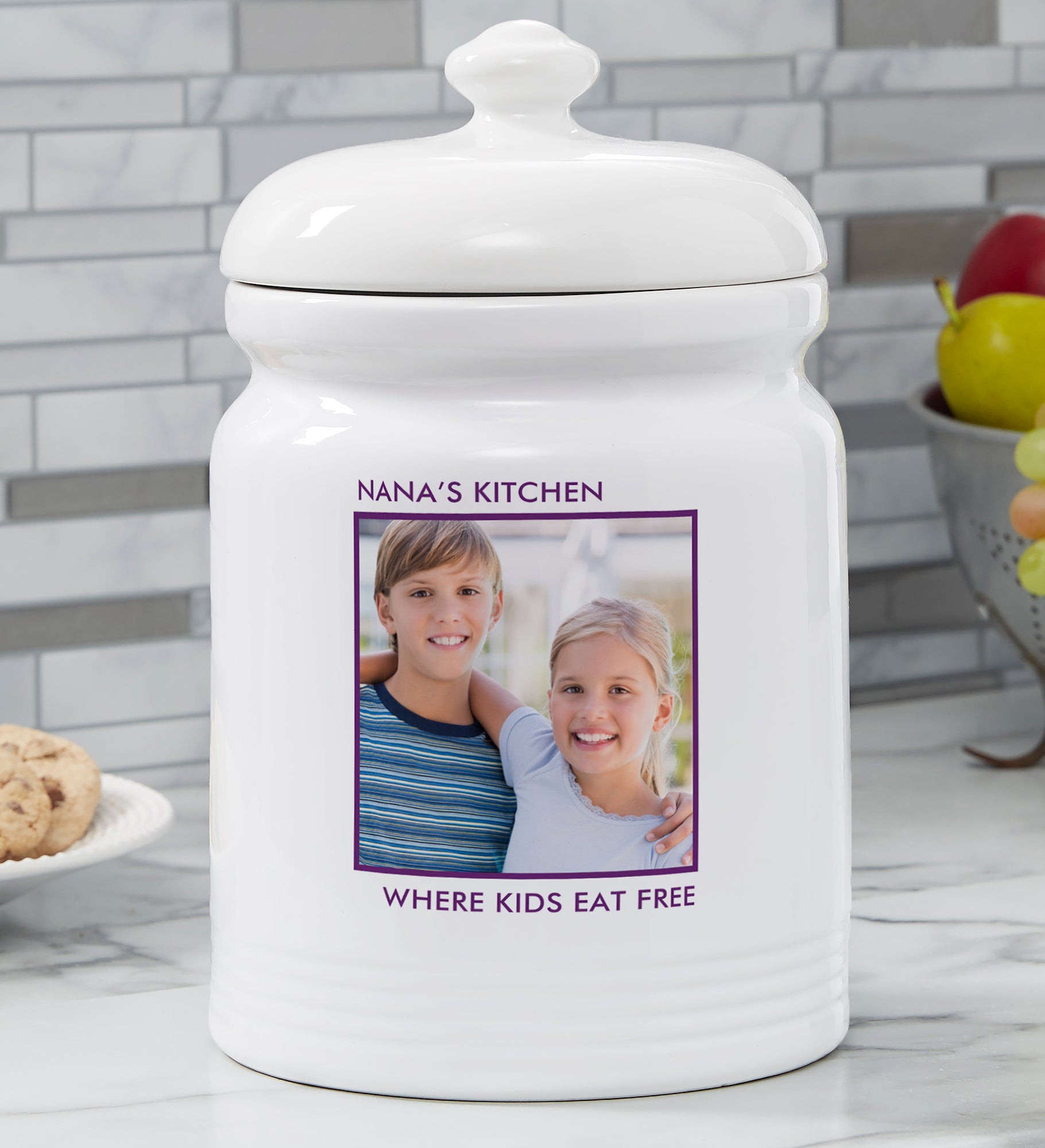 Picture Perfect Personalized Cookie Jar